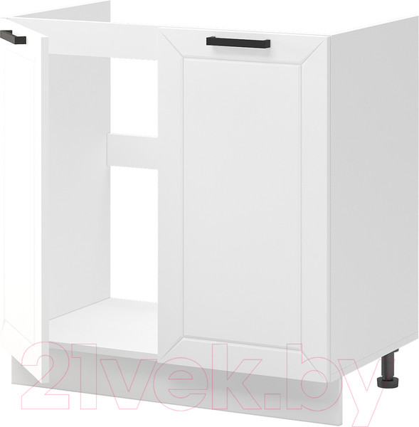 Изображение товара Шкаф под мойку Mio Tesoro Альфа ШНМ 800 (белый/холст белый)