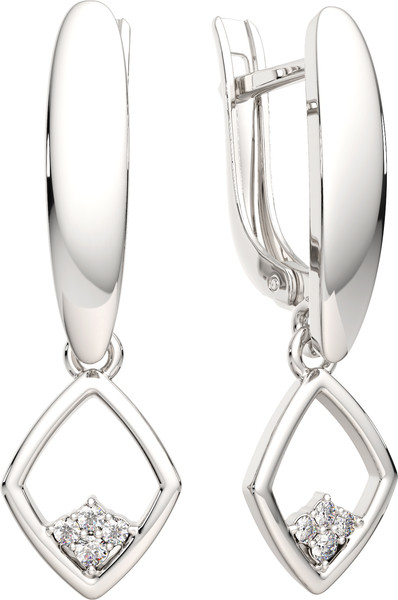 Изображение товара Серьги из серебра ZORKA 0310912.ZZ (с фианитами)