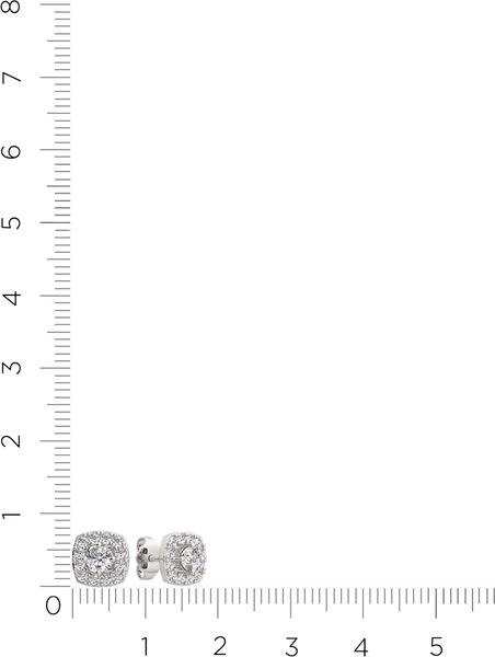 Изображение товара Серьги из серебра ZORKA 0310202 (с фианитами)