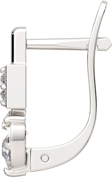 Изображение товара Серьги из серебра ZORKA 0310192 (с фианитами)