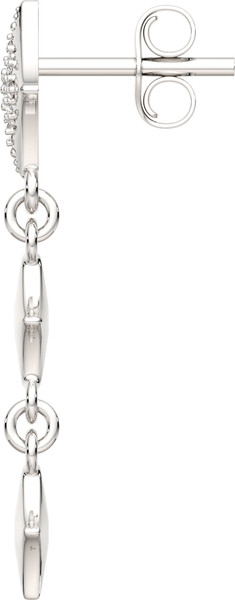 Изображение товара Серьги из серебра ZORKA 0310905.ZZ (с фианитами)