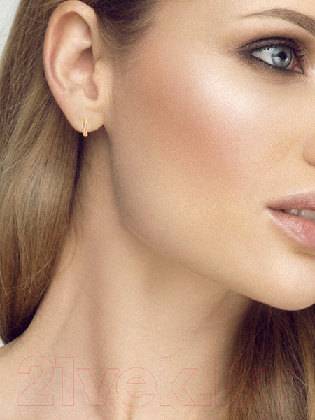 Изображение товара Серьги из розового золота ZORKA 310470.9K.R (с фианитами)