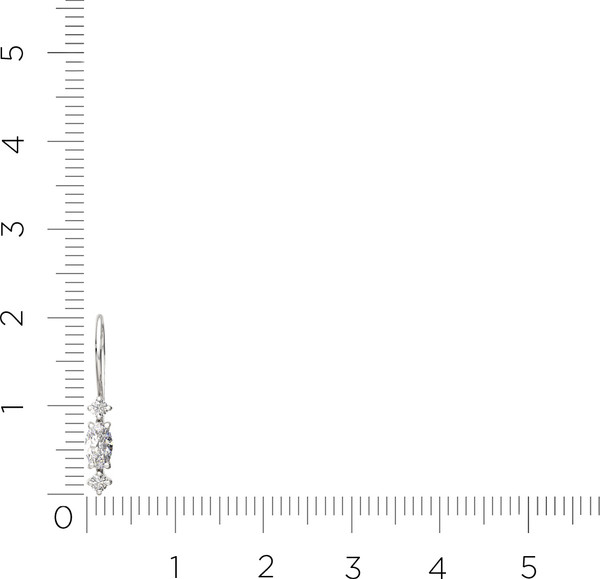 Изображение товара Серьги из серебра ZORKA 0310914.ZZ (с фианитами)