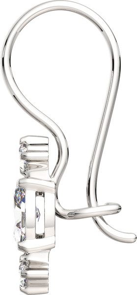 Изображение товара Серьги из серебра ZORKA 0310914.ZZ (с фианитами)