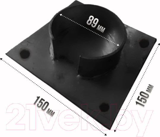 Изображение товара Оголовок для сваи Grins Metall 89 150x150мм