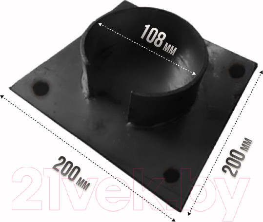 Изображение товара Оголовок для сваи Grins Metall 108 200x200мм