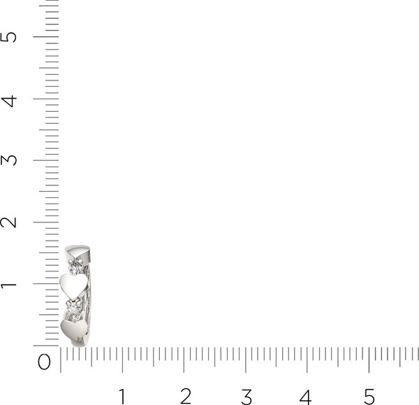 Изображение товара Серьги из серебра ZORKA 0310841.ZZ (с фианитами)