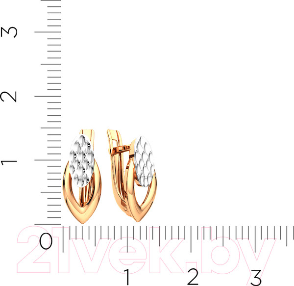 Изображение товара Серьги из розового золота ZORKA 300325.14K.R.ZZ