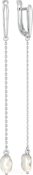 Изображение товара Серьги из серебра ZORKA 0310349 (с жемчугом)