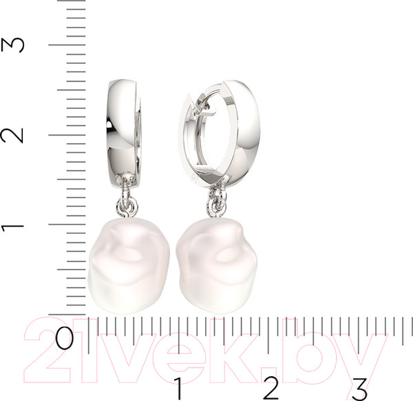 Изображение товара Серьги из серебра ZORKA 0310348 (с жемчугом)