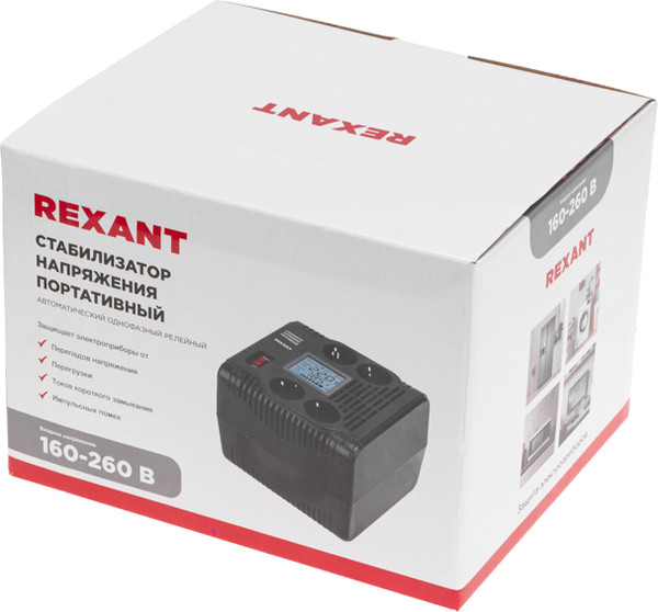 Изображение товара Стабилизатор напряжения Rexant REX-PR-2000 / 11-5032
