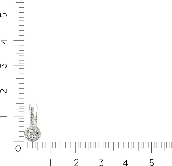 Изображение товара Серьги из серебра ZORKA 0310684.ZZ (с фианитами)