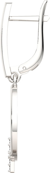 Изображение товара Серьги из серебра ZORKA 0310701 (с фианитами)