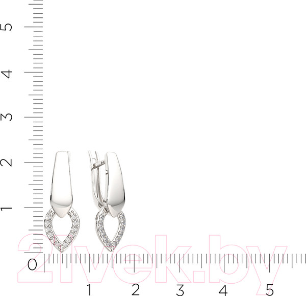 Изображение товара Серьги из серебра ZORKA 03101111 (с фианитами)