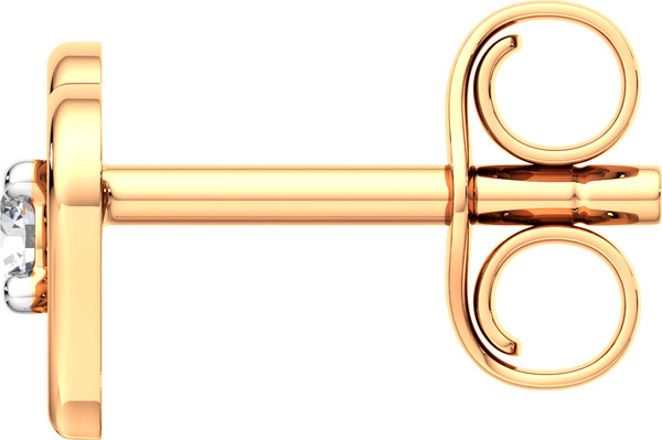 Изображение товара Серьги из розового золота ZORKA 3101390.9K.R (с фианитами)