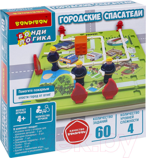 Изображение товара Игра-головоломка Bondibon Городские спасатели / ВВ6398