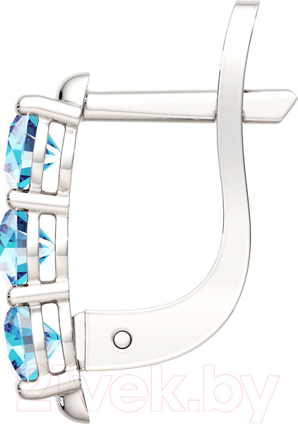 Изображение товара Серьги из серебра ZORKA 0310065/т (с фианитами)