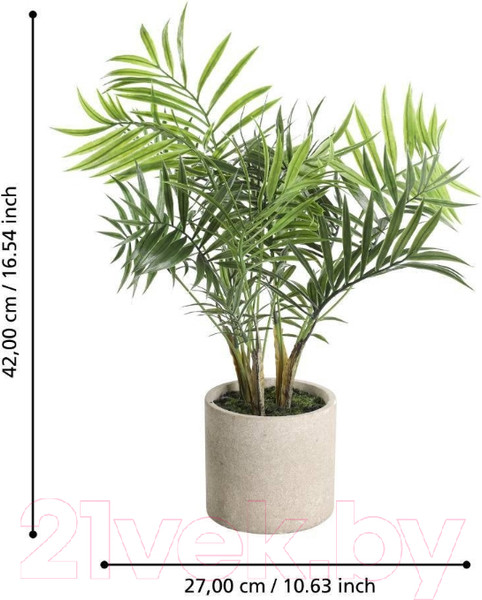 Изображение товара Искусственное растение Eglo Tobetsu 428013 (пластик, коричневый/зеленый)