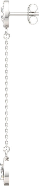 Изображение товара Серьги из серебра ZORKA 0310306 (с фианитами)