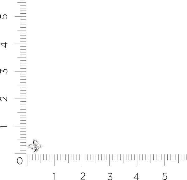 Изображение товара Серьги из белого золота ZORKA 3D00166.14K.W (с бриллиантами)