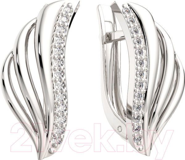 Изображение товара Серьги из серебра ZORKA 0310660.ZZ (с фианитами)