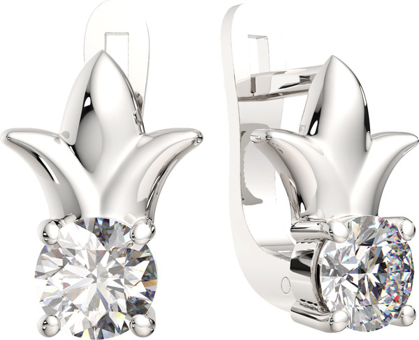 Изображение товара Серьги из серебра ZORKA 0310063 (с фианитами)