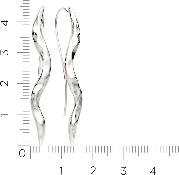 Изображение товара Серьги из серебра ZORKA 0300079