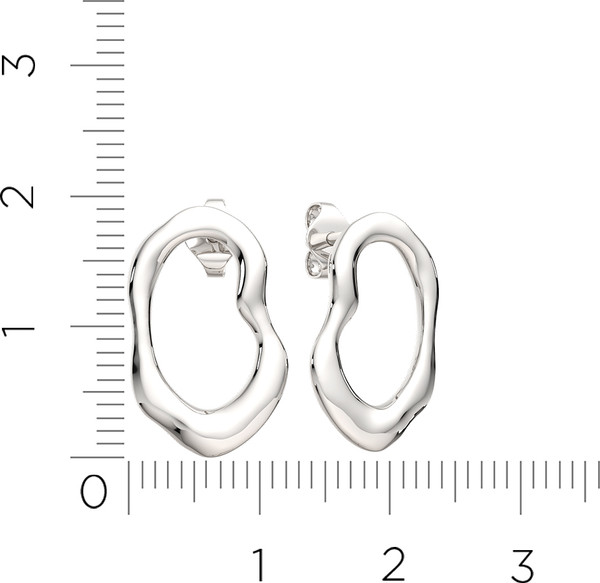 Изображение товара Серьги из серебра ZORKA 0300076