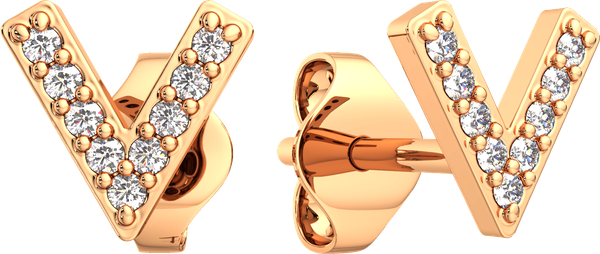 Изображение товара Серьги из розового золота ZORKA 310475.14K.R (с фианитами)