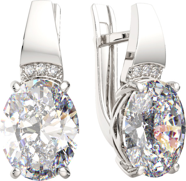 Изображение товара Серьги из серебра ZORKA 0310685.ZZ (с фианитами)