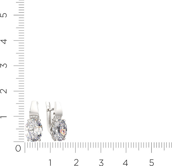 Изображение товара Серьги из серебра ZORKA 0310685.ZZ (с фианитами)