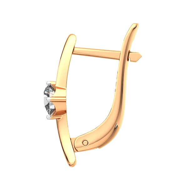 Изображение товара Серьги из розового золота ZORKA 310455-9K (с фианитами)