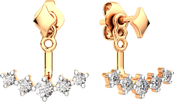 Изображение товара Серьги из розового золота ZORKA 3101125.9K.R (с фианитами)