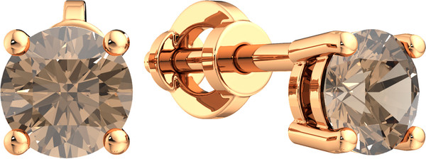 Изображение товара Серьги из розового золота ZORKA 3S90130.14K.R (с раухтопазами)