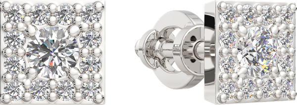 Изображение товара Серьги из белого золота ZORKA 310457.9K.W (с фианитами)