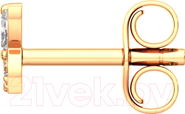 Изображение товара Серьги из розового золота ZORKA 310850.14K.R (с фианитами)