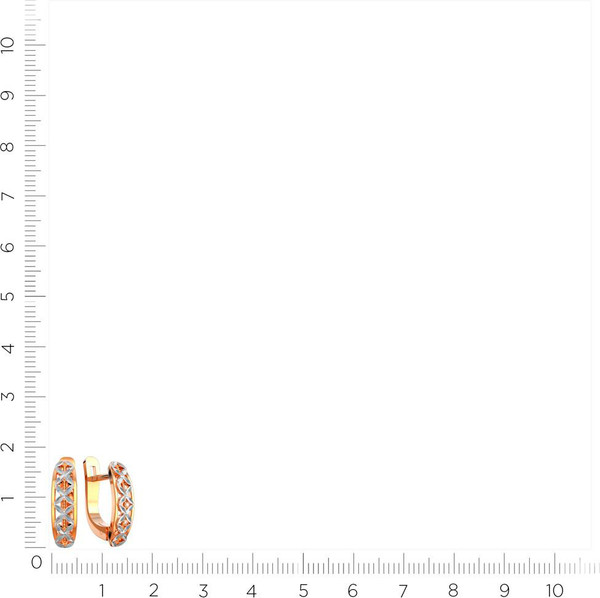 Изображение товара Серьги из розового золота ZORKA 300115-9K 