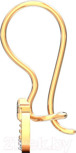 Изображение товара Серьги из розового золота ZORKA 3101035.14K.R.ZZ (с фианитами)