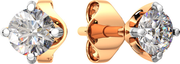 Изображение товара Серьги из розового золота ZORKA 3101360.14K.R (с фианитами)