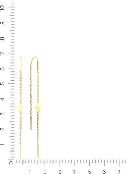 Изображение товара Серьги из розового золота ZORKA 3900152.9K.R 