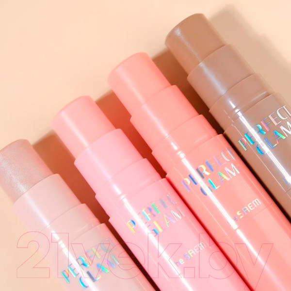 Изображение товара Скульптор для лица The Saem Perfect Glam Stick Blusher BR01 Brown Chou
