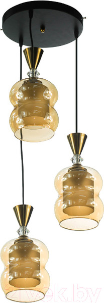 Изображение товара Люстра Aitin-Pro НСБ 01-3x60-101 / N6323/3 (черный/медь)