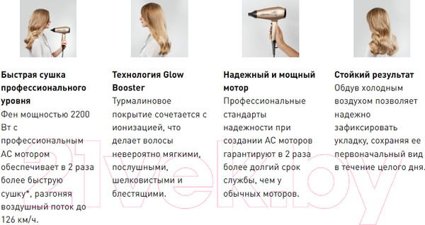 Изображение товара Профессиональный фен Rowenta CV8861F0