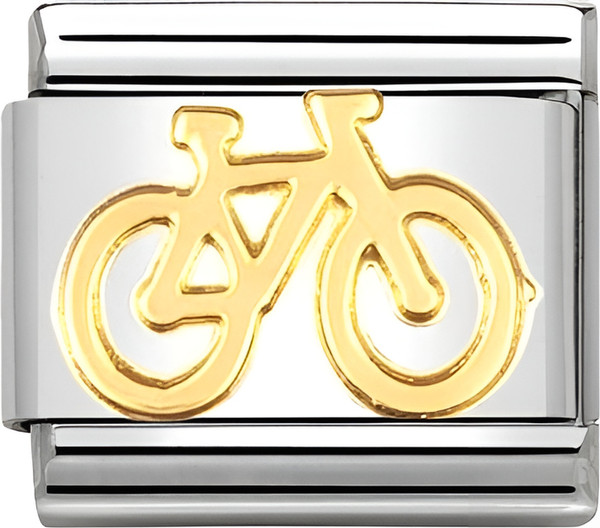 Изображение товара Звено для браслета NominatioN Золотой Велосипед 030108/04