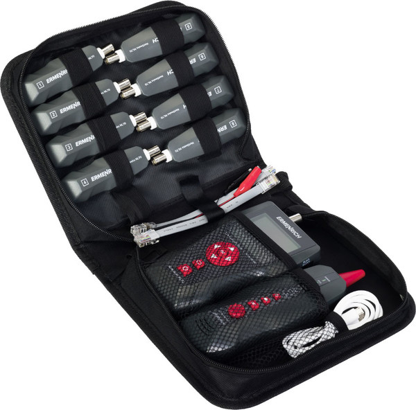 Изображение товара Кабельный тестер Ermenrich NetGeeks Измеритель длины кабеля NL70 / 82555