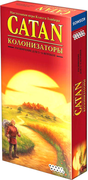 Изображение товара Дополнение к настольной игре Мир Хобби Catan. Колонизаторы. Расширение для 5-6 игроков / 915903