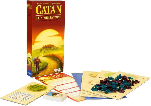 Изображение товара Дополнение к настольной игре Мир Хобби Catan. Колонизаторы. Расширение для 5-6 игроков / 915903