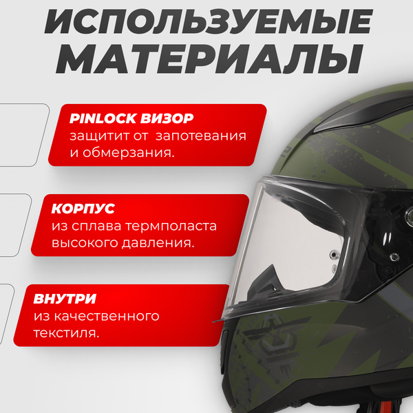 Изображение товара Мотошлем LS2 FF353 Rapid 2 Thunder Birds (XS, матовый камуфляж)