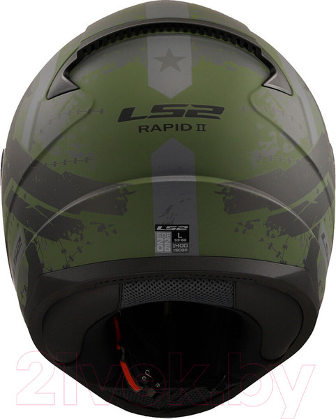 Изображение товара Мотошлем LS2 FF353 Rapid 2 Thunder Birds (XS, матовый камуфляж)