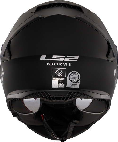 Изображение товара Мотошлем LS2 FF800 Storm II Solid (XXL, матовый черный)